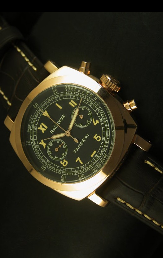 Panerai Radiomir PAM519 1940 Reloj Cronógrafo en Oro Rosado