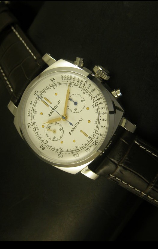Panerai Radiomir PAM518 1940 Reloj Cronógrafo - Dial Blanco