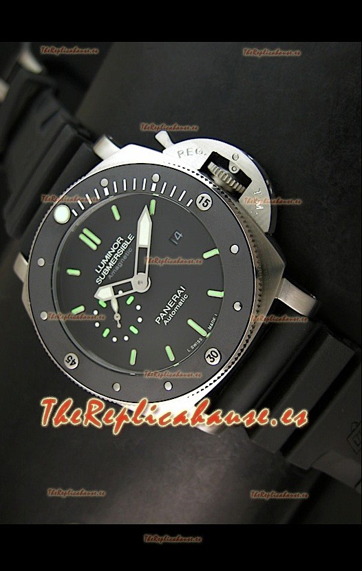 Omega Seamaster 300 R - Esfera negra marina Suizo con malla 