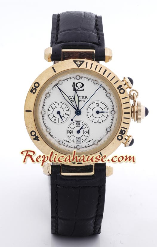 Cartier Réplica De Pasha - Gold Reloj