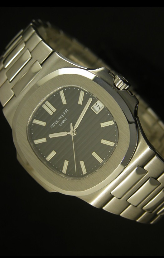 Patek Philippe Nautilus 5711 Reloj Suizo Jumbo color Negro - Ultima Edición Réplica Escala 1:1