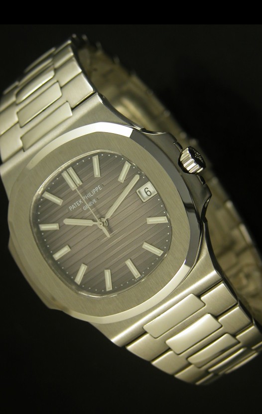 Patek Philippe Nautilus 5711 Reloj Suizo Jumbo color Gris - Ultima Edición Réplica Escala 1:1