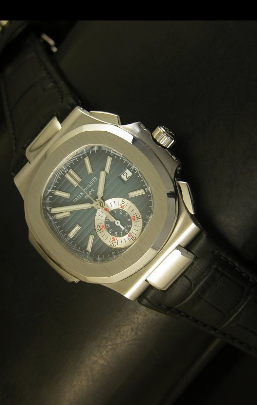 Patek Philippe Nautilus 5980 Dial Azul - Ultima Edición Réplica Escala 1:1
