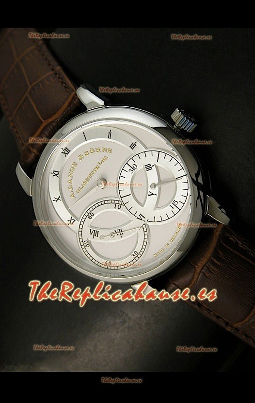 Alange Sohne Dual Sub Dials Japonés, Esfera Marrón