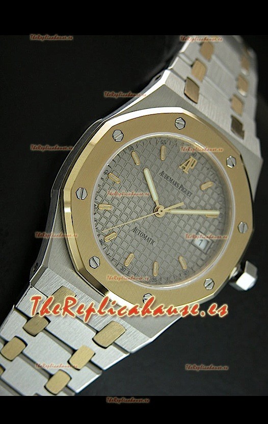 Audemars Piguet Royal Oak Suizo con enchapado de oro de dos tonos– REPLICA ESPEJO 