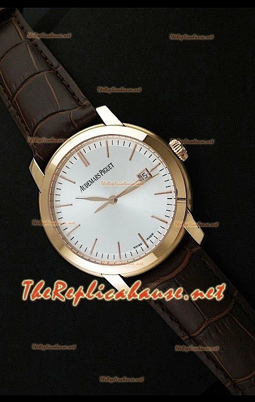 Audemars Piguet Jules Edición Audemars Reloj Suizo Oro Rosa