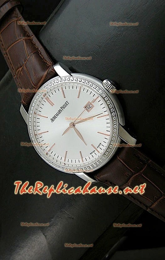 Audemars Piguet Jules Audemars con esfera metálica.