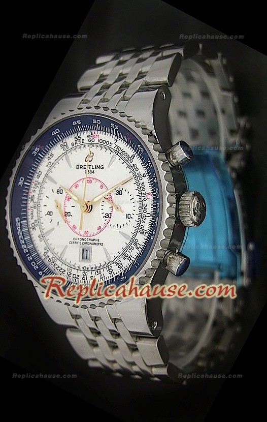 Breitleng MontBrilliant Datora Legend Reloj Suizo con Esfera Blanca