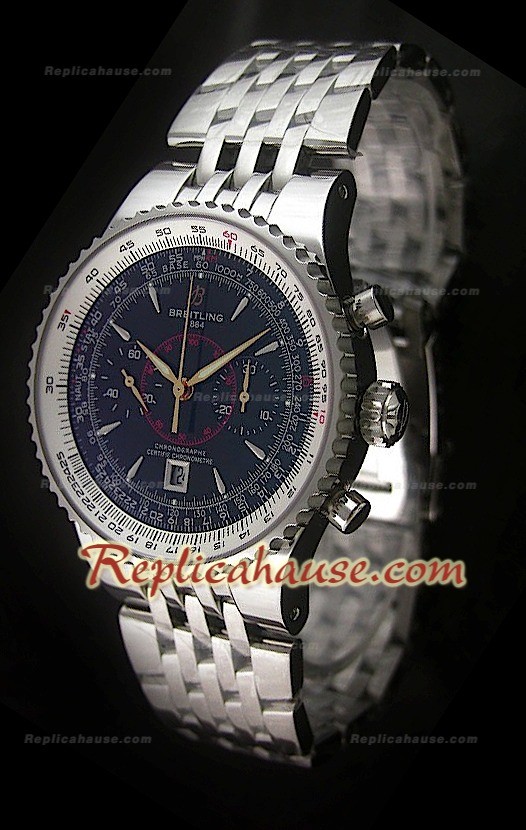Breitleng MontBrilliant Datora Legend Reloj Suizo con Esfera de color Negro