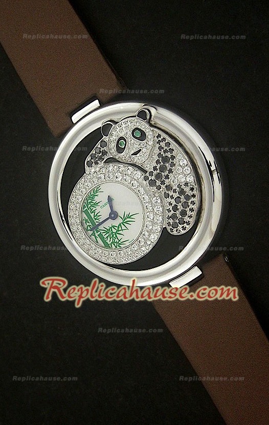 Le Cirque Animalier de Cartier Reproducción Reloj Suizo con Cristales Swarovski Genuinos 