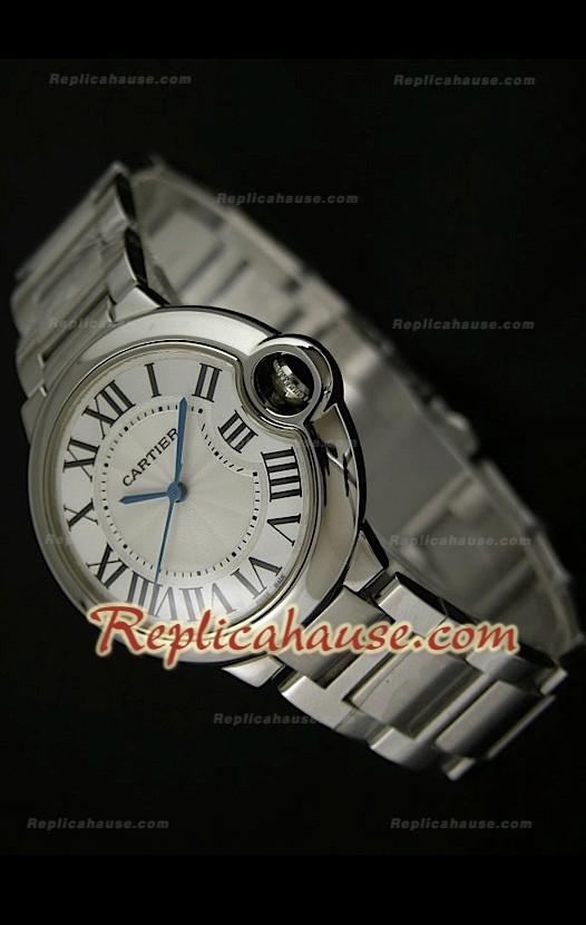 Ballon De Cartier Reproducción Reloj Suizo - Mediano- 38MM