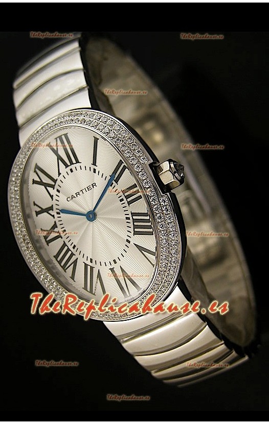 Cartier Baignoire, Réplica Japonesa – Bisel de Diamantes 