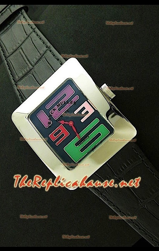Franck Muller enfenity Réplica Reloj Señoras con números Árabes en Color