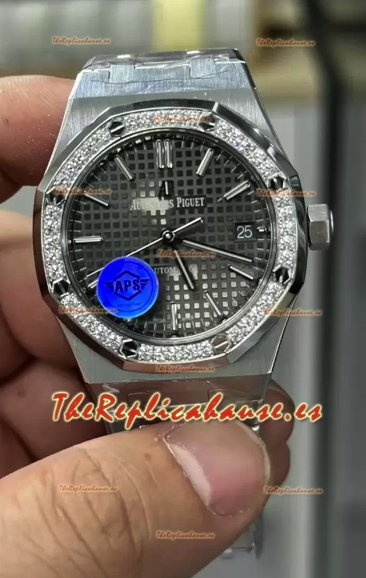 Audemars Piguet Royal Oak 37MM Reloj Dial Gris Movimiento 3120 - Réplica a Espejo 1:1