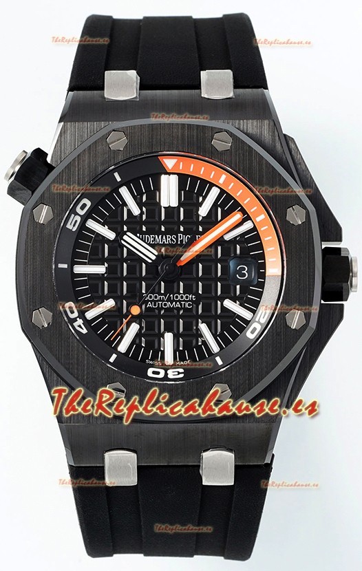 Audemars Piguet Royal Oak Offshore Ceramic Reloj Réplica Suiza Definitiva a Espejo 1:1 Dial Negro Movimiento Cal.3102