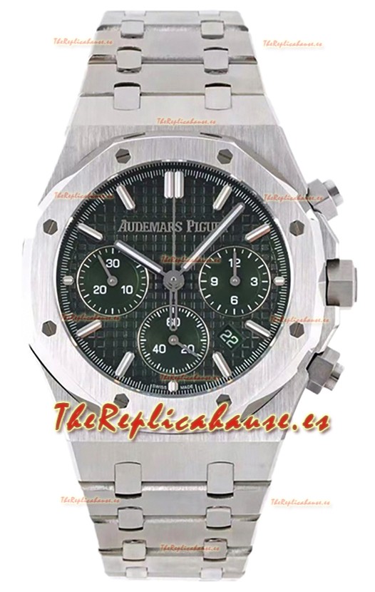 Audemars Piguet Royal Oak Chronograph Réplica Espejo 1:1 - Acero 904L Dial Verde 41MM