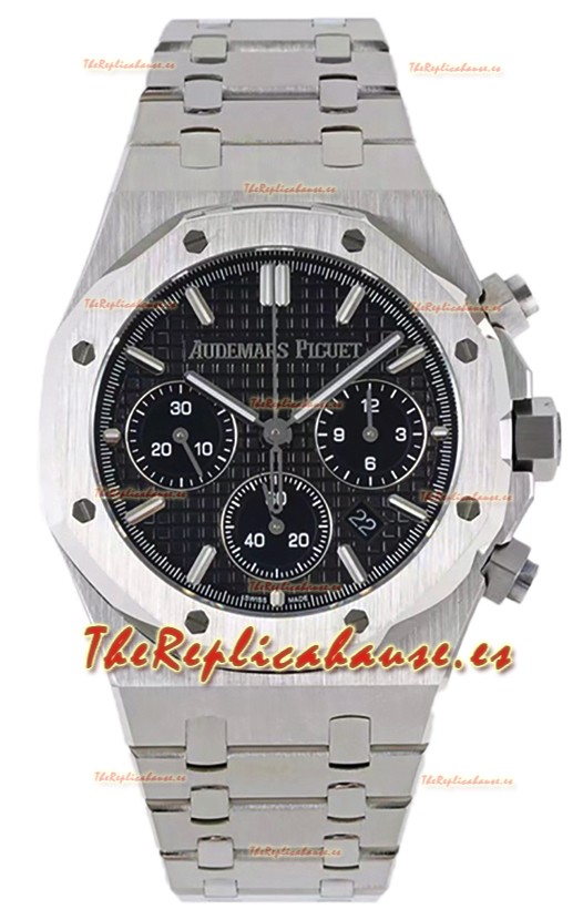 Audemars Piguet Royal Oak Chronograph Réplica Espejo 1:1 - Acero 904L Dial Negro 41MM