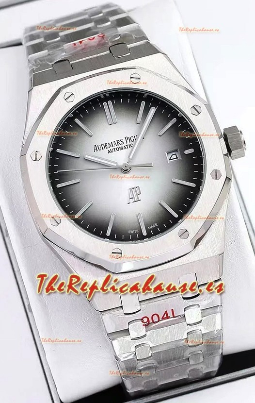 Audemars Piguet Royal Oak Jumbo Extra Thin Edition Reloj en Dial Gris - 39MM en Caja Acero 904L