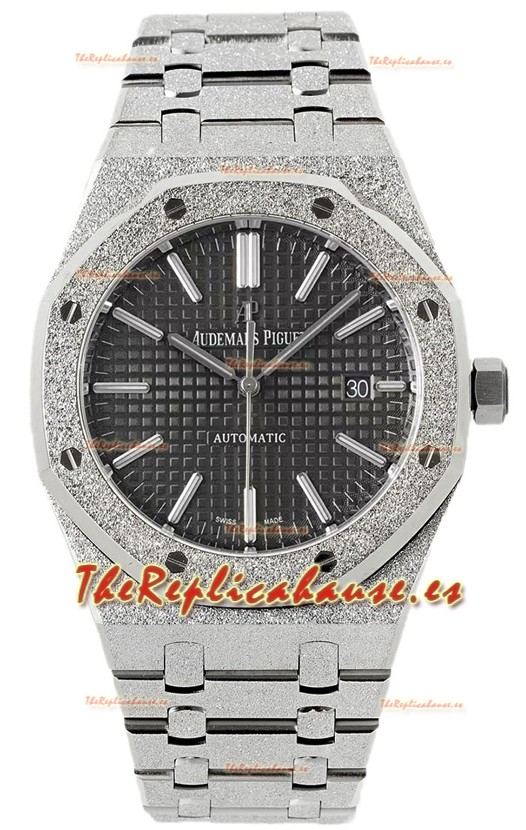 Audemars Piguet Royal Oak Frosted 37MM Self-Winding Dial Gris Reloj Réplica Espejo 1:1