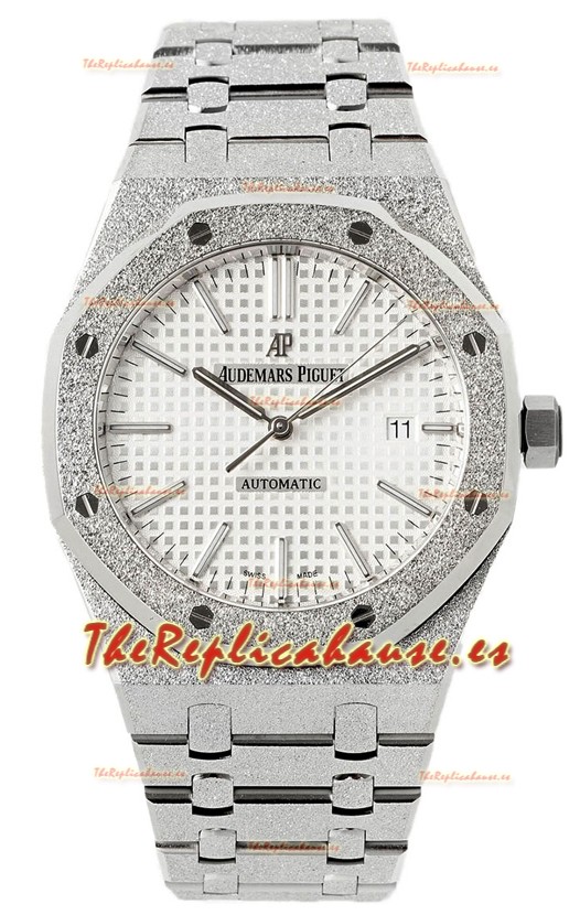 Audemars Piguet Royal Oak Frosted 37MM Self-Winding Dial Blanco Reloj Réplica Espejo 1:1