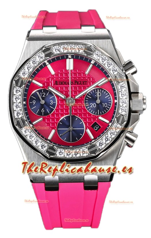 Audemars Piguet Royal Oak Offshore Dial Rosado Cronógrafo 37MM - Reloj Réplica Suiza 