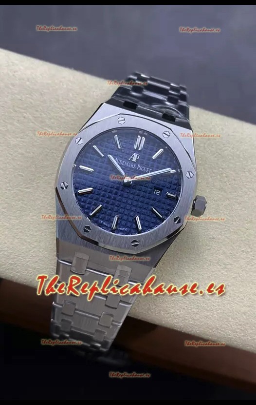 Audemars Piguet Royal Oak 33MM Acero 904L Dial Azul Reloj Réplica Espejo 1:1
