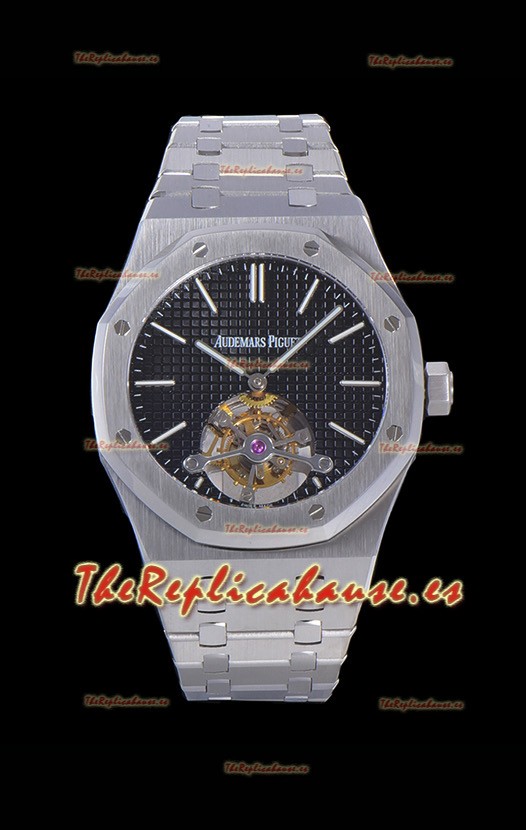 Audemars Piguet Royal Oak Tourbillon Dial Negro 41mm en Caja de Acero 904L