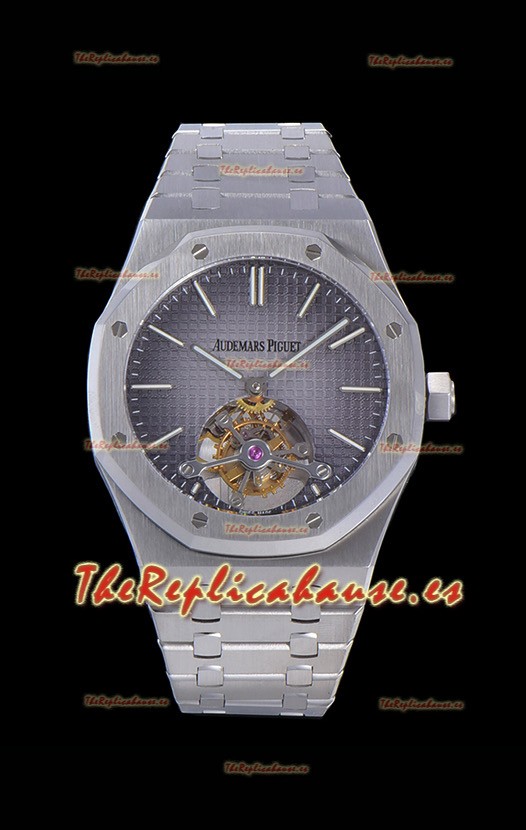 Audemars Piguet Royal Oak Tourbillon Dial Gris 41mm en Caja de Acero 904L