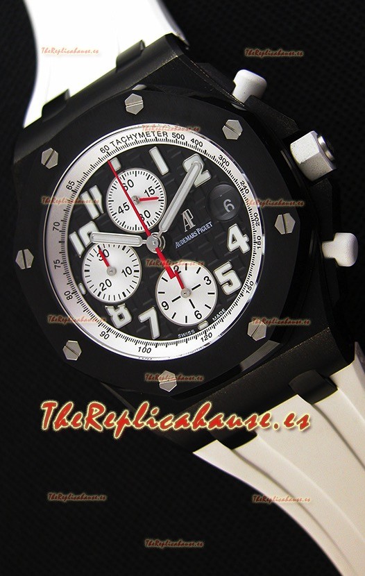 Audemars Piguet Royal Oak Offshore Reloj Réplica a Espejo 1:1 Black & White Edición Marcus