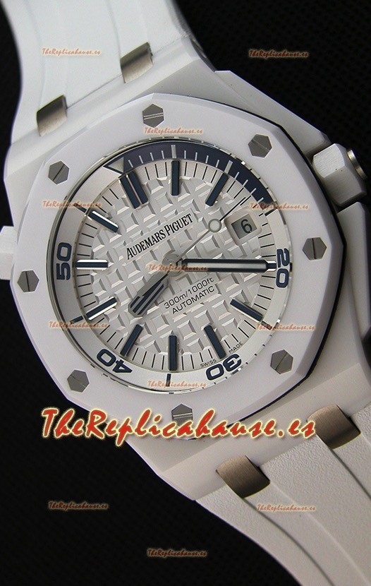 Audemars Piguet Royal Oak Offshore Versión Actualizada 2019 Diver Scuba Reloj Suizo de Cerámica