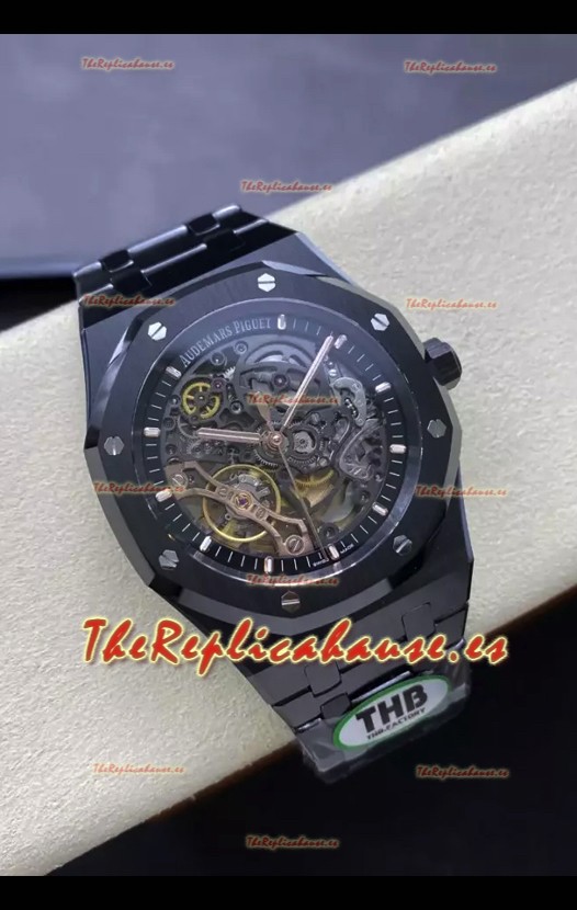 Audemars Piguet Royal Oak Double Balance Wheel Openworked Edition Cerámica 1:1 Superclone Reloj Réplica