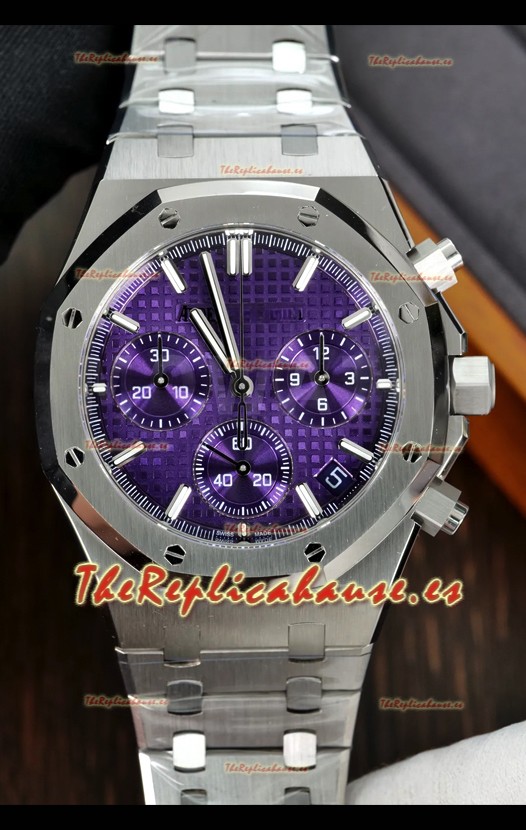 Audemars Piguet Royal Oak 26240 Dial Morado Superclone Reloj Réplica