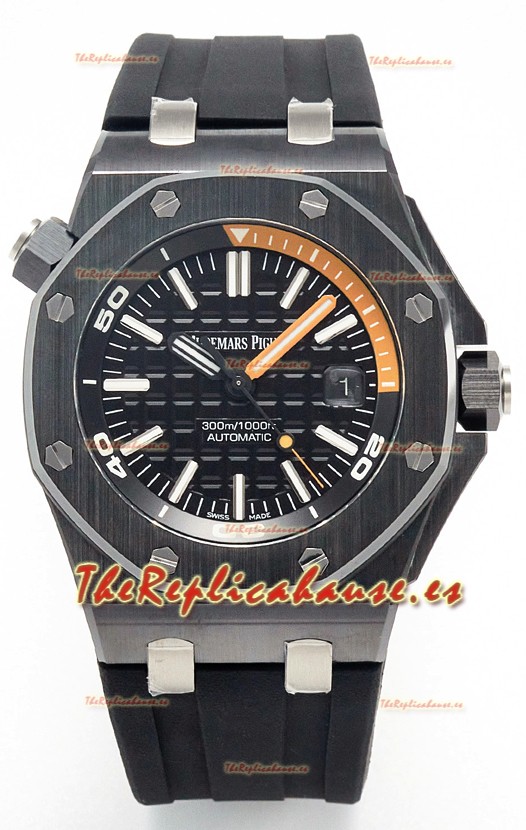 Audemars Piguet Royal Oak Offshore Cerámica Reloj Super Clone Dial Negro Movimiento Cal.3102