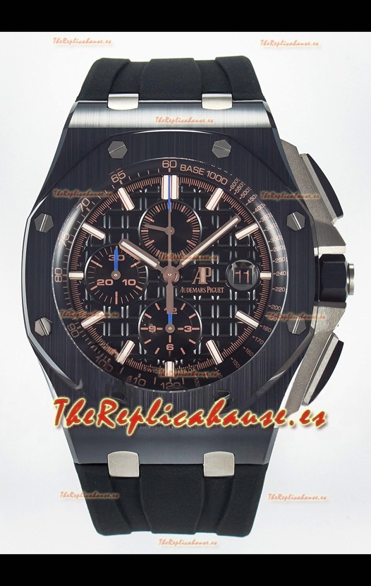 Audemars Piguet Royal Oak Offshore Cerámica Dial Negro Reloj Réplica Super Clone 1:1 