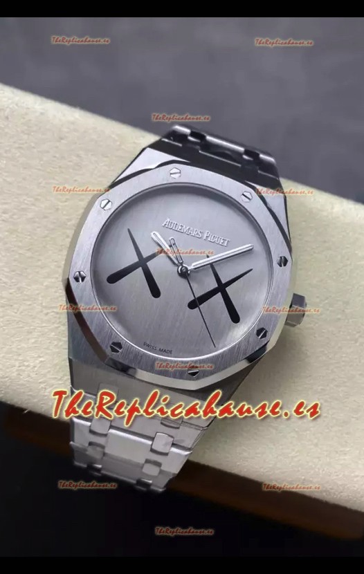 Audemars Piguet Royal Oak X KAWS Edición Reloj Réplica Suizo - Dial Acero
