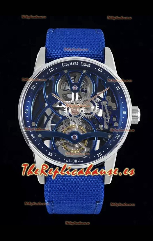 Audemars Piguet CODE 11.59 Dial Calado Caja Cerámica de Oro Blanco Reloj Superclone