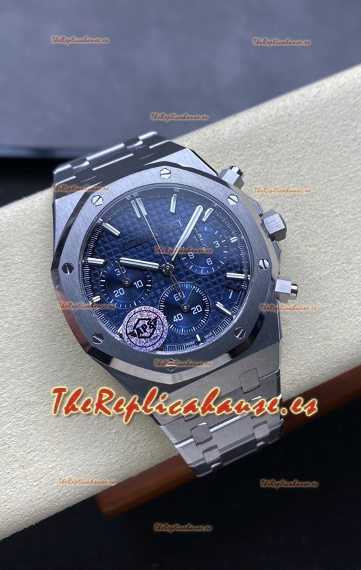 Audemars Piguet Royal Oak Chronograph Réplica Espejo 1:1 - Acero 904L en Dial Azul 41MM