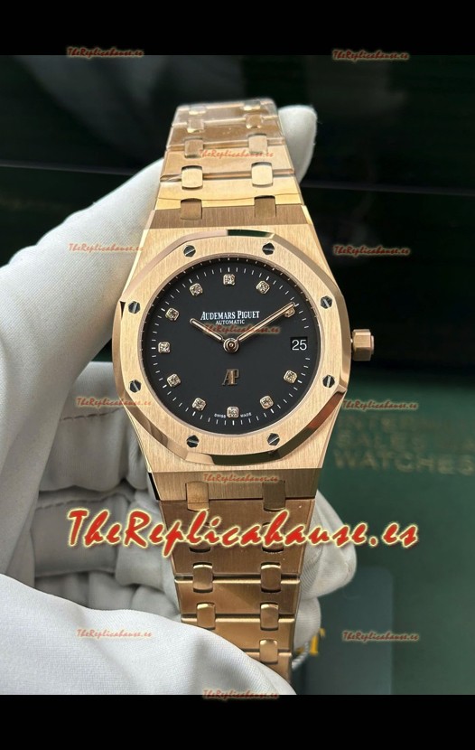 Audemars Piguet Royal Oak Jumbo Extra-Thin Oro Rosado Reloj Réplica Suizo Espejo 1:1