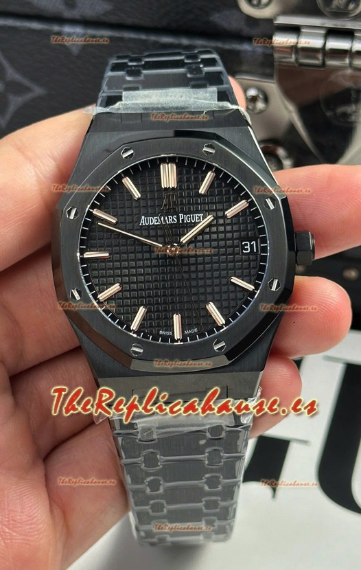 Réplica del Reloj Audemars Piguet Royal Oak 15500 Super Clone de Cerámica Negra