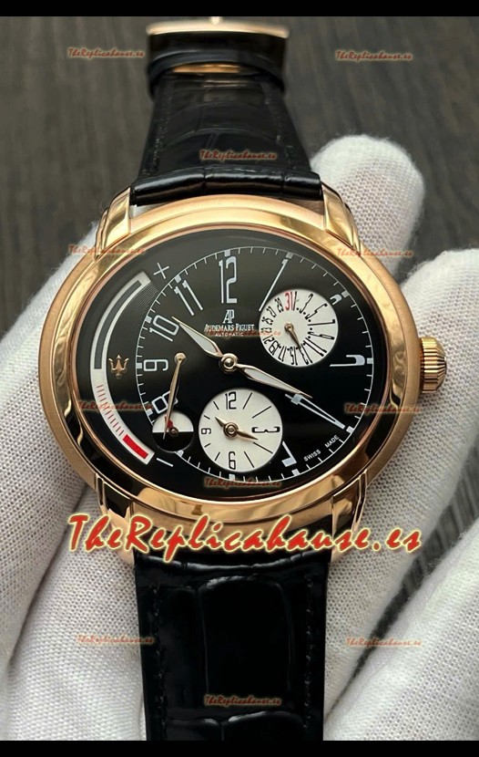Audemars Piguet Millenary 26150OR Reloj Réplica Suizo, Dial Negro