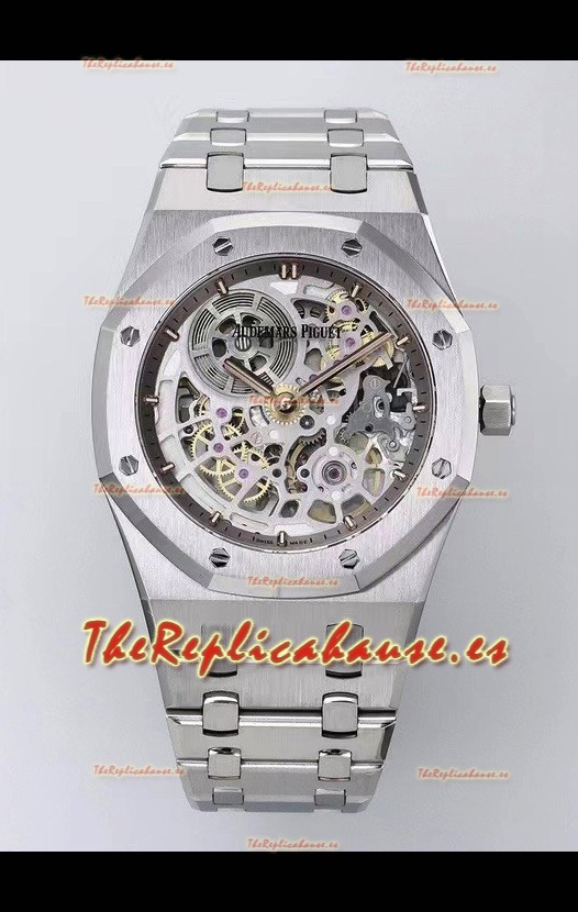 Reloj Audemars Piguet Super Clone Royal Oak Jumbo Extrafino con Caja de Acero