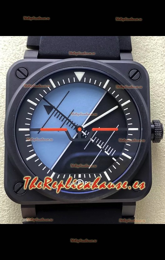 Bell & Ross BR03A Instruments Edition Revestimiento PVD Réplica Espejo 1:1