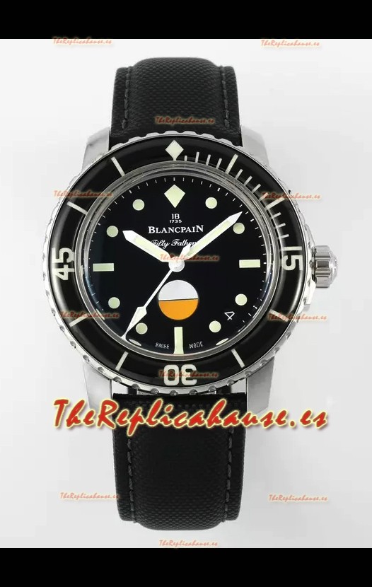 Blancpain Fifty Fathoms MIL-SPEC HODINKEE 1:1 Acero Inoxidable 904L Reloj Réplica Suiza 