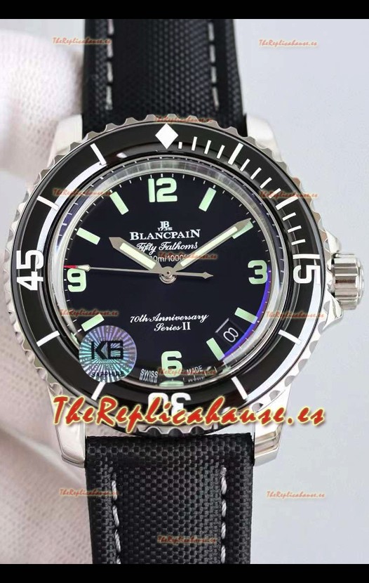 Blancpain Fifty Fathoms 70 Aniversario ACT 1 Series II 1:1 Reloj Réplica Suiza 