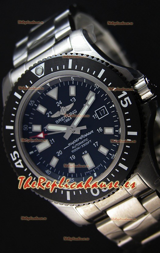 Breitling SuperOcean 44 Reloj Suizo Especial de Acero con Correa de Acero.