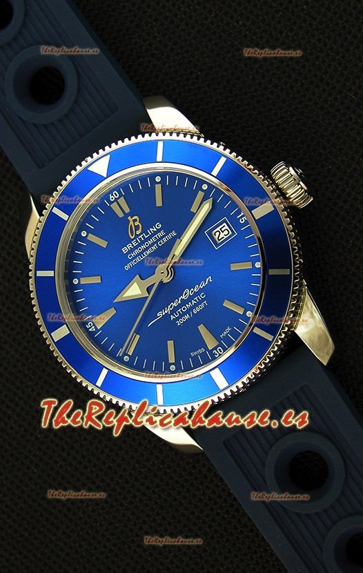 Breitling SuperOcean Heritage II B20 42MM Reloj Réplica Suizo con Dial Azul - Edición Espejo 1: 1