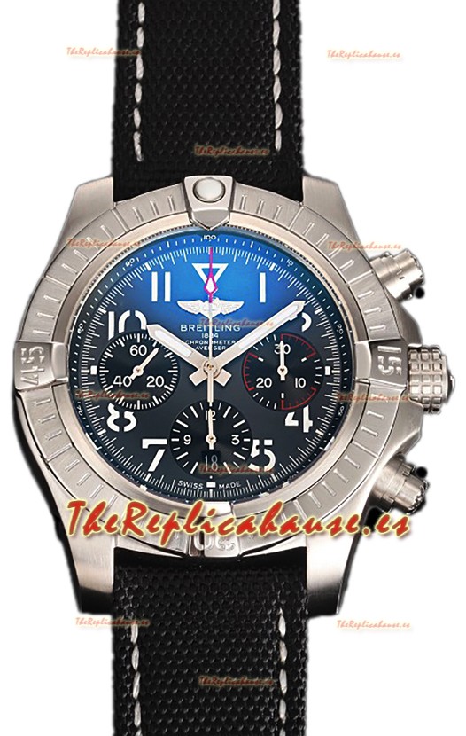 Breitling Avenger Chronograph 45 Dial Negro Reloj Réplica Suiza Espejo 1:1