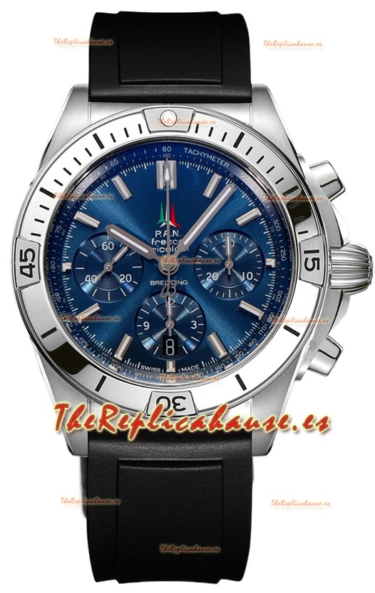 Breitling Chronomat B01 42 Edición Suiza Caja Acero 904L Dial Azul Reloj Réplica Espejo 1:1