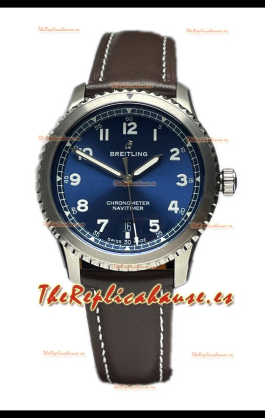 Breitling Navitimer Aviator 8 Automatic 41 Dial Azul Reloj Réplica Suiza Espejo 1:1