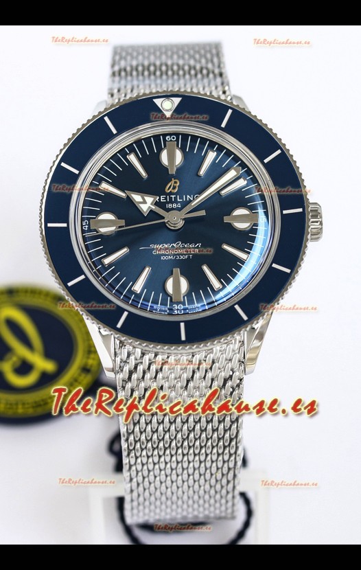 Breitling Superocean Heritage 57 Dial Azul Reloj Réplica Suizo Espejo 1:1 